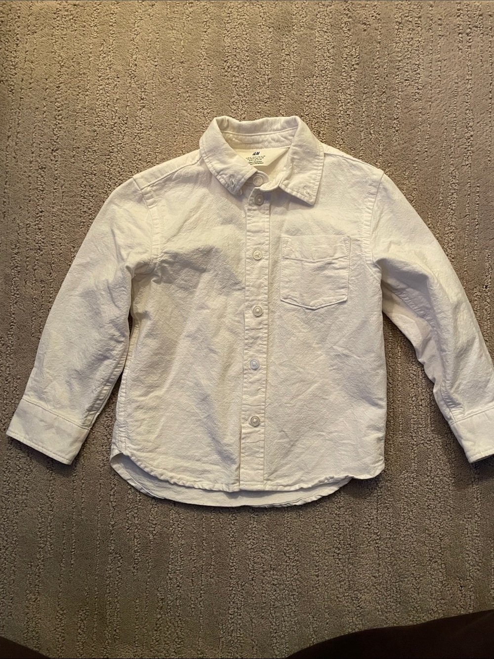 *5 for $20* 2T White Button-Up Shirt H&M